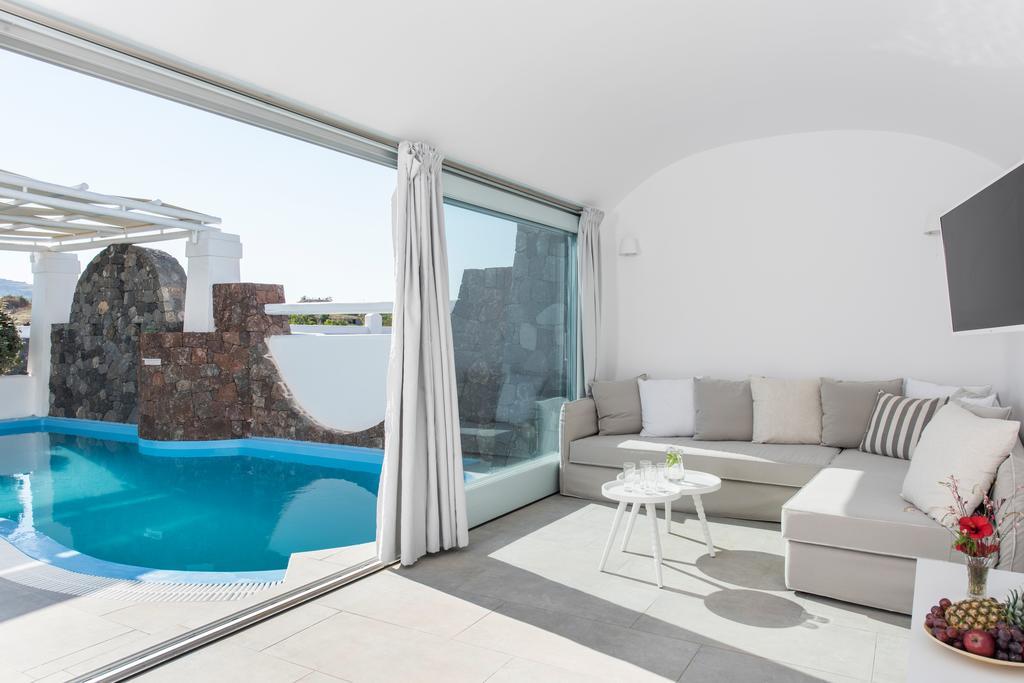 Secret Earth Villas - Santorini Kamári Exterior foto