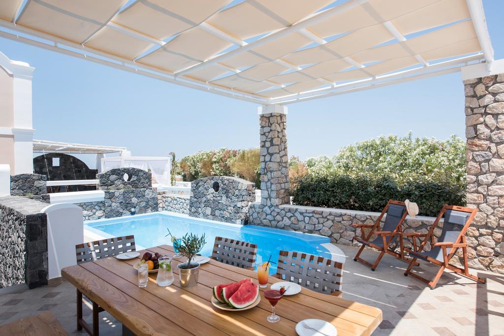 Secret Earth Villas - Santorini Kamári Exterior foto